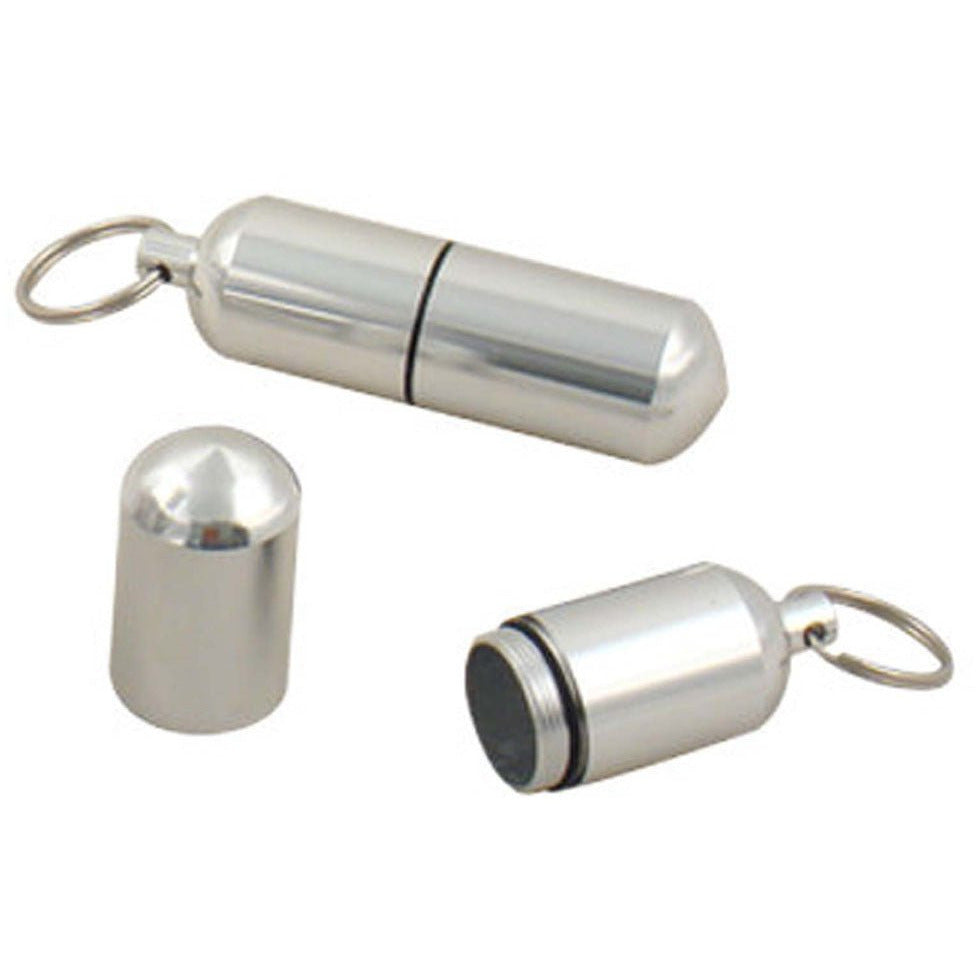 3 Inch Aluminum Tube with Screw Closure and a Key Ring - TR-90183 - ToolUSA
