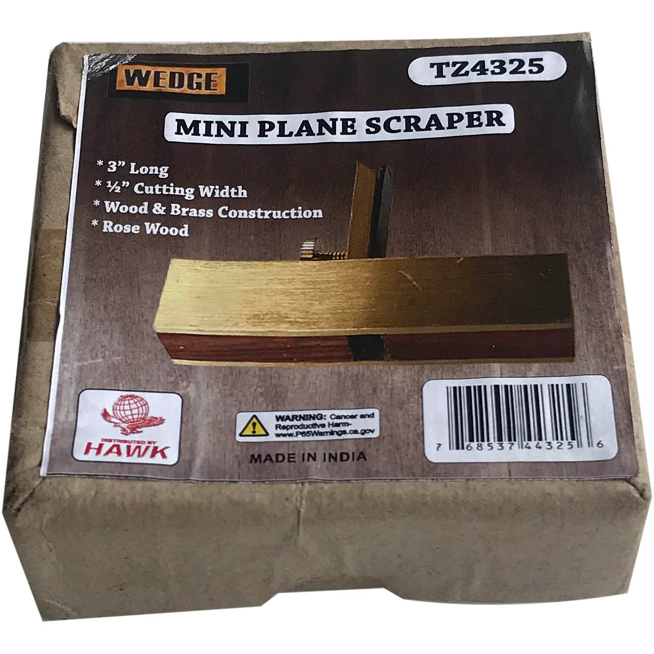 3 Inch Bull Nose Brass Scraper - TZ02-44325 - ToolUSA