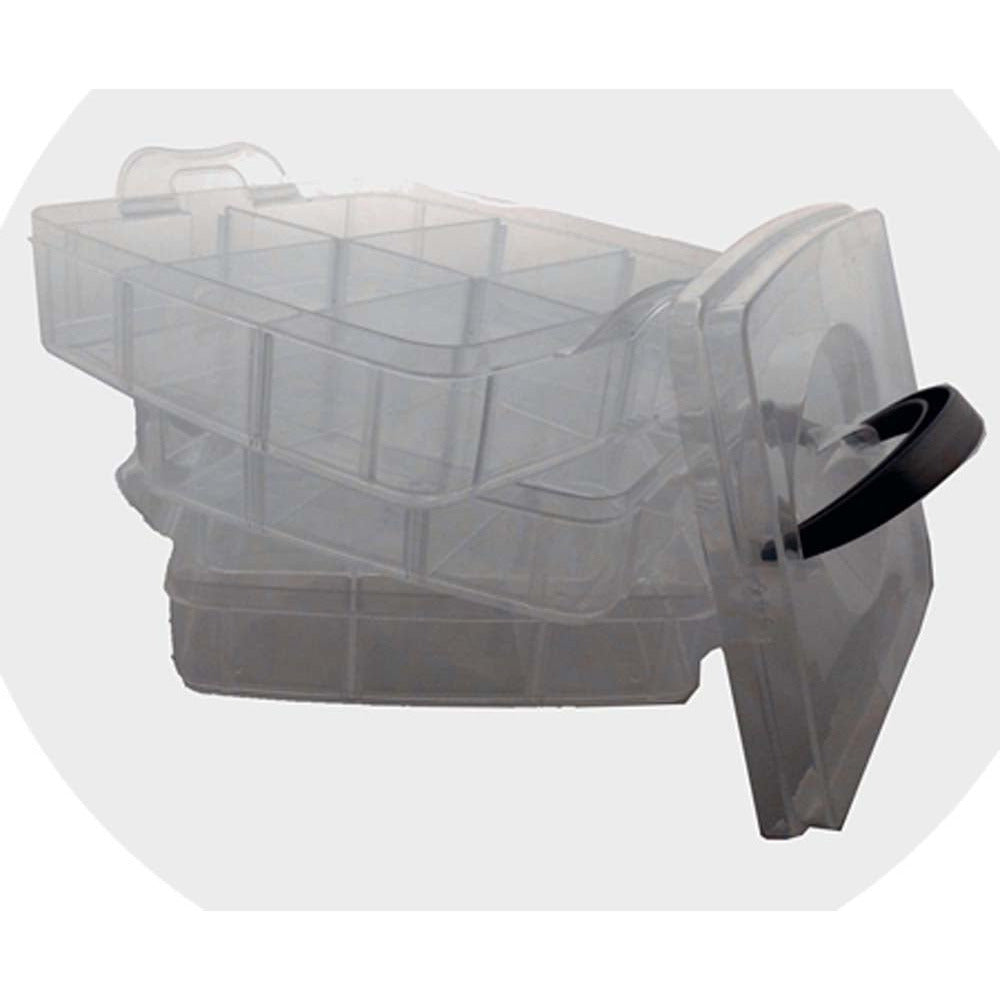 3 Layer Stack-on Removable Clear Plastic Boxes - TJ-48839 - ToolUSA