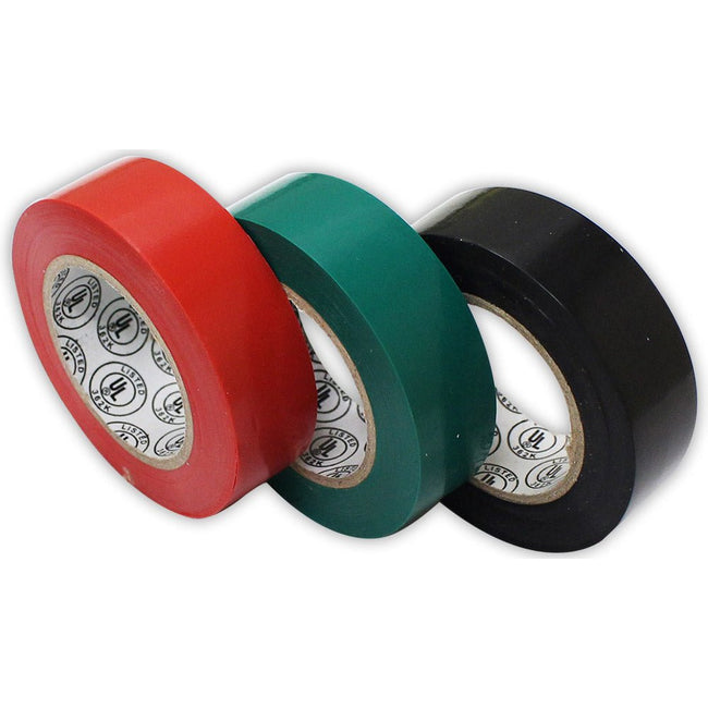 3 Pack of Electrical Tape Rolls - TAP-99909 - ToolUSA