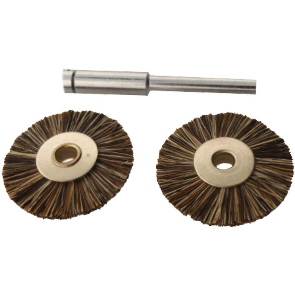 3 Pc. Horse Hair Polishing Wheel Set, 1/8" Shank (Pack of: 2) - TJ04-04362-Z02 - ToolUSA