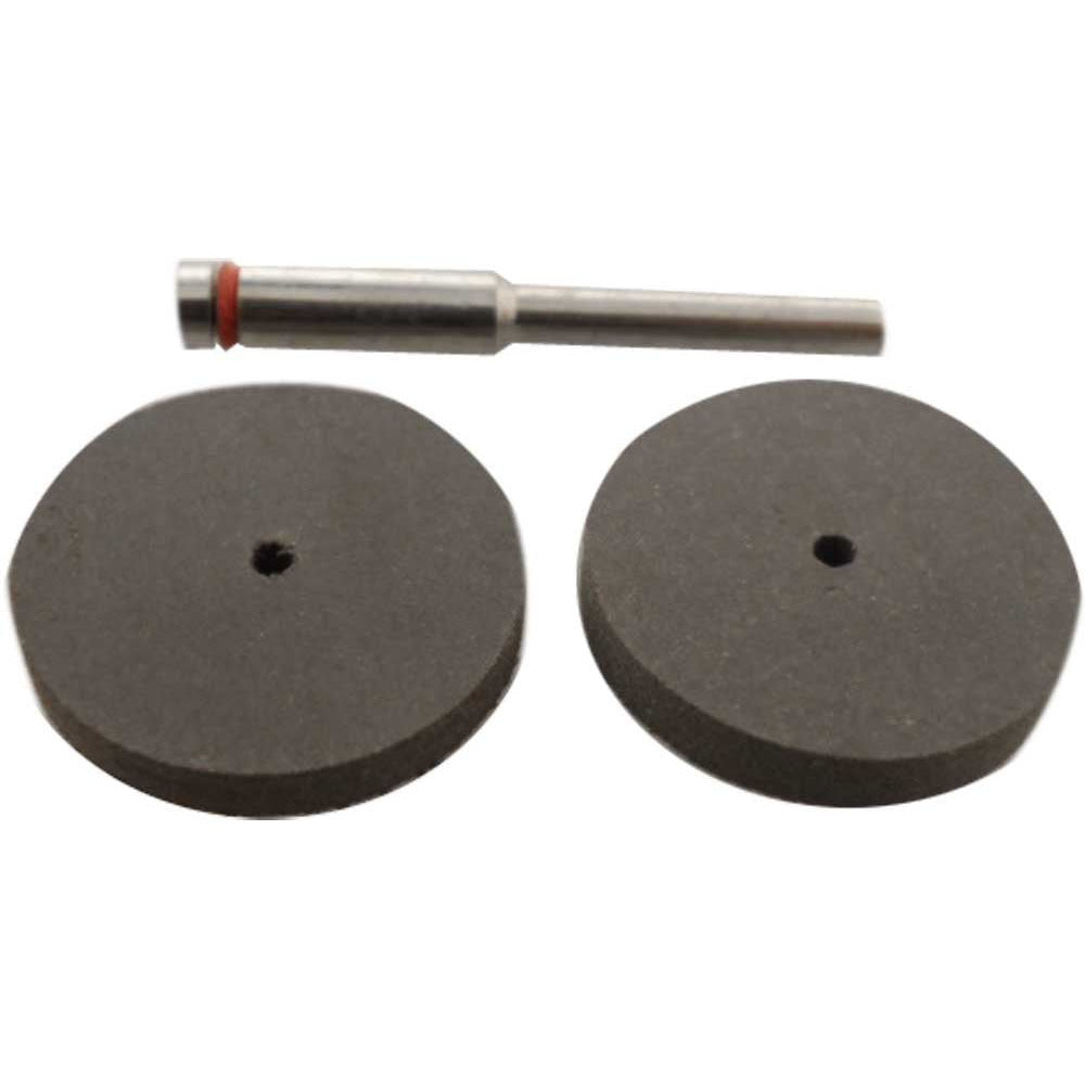 3 Pc. Rubber Polishing Wheels - 1/8" Shank (Pack of: 2) - TJ04-04282-Z02 - ToolUSA