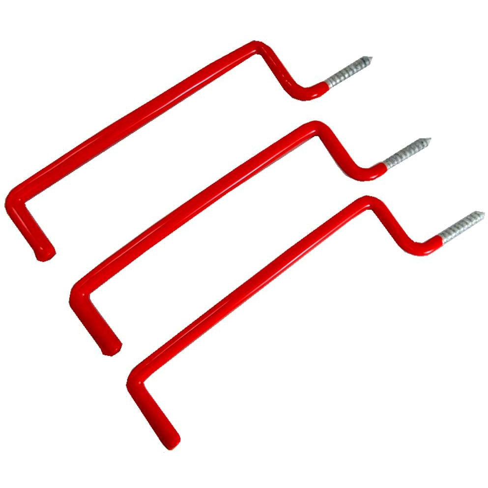 3 Piece Heavy Duty "L" Shaped Storage Hooks - WP-27723 - ToolUSA