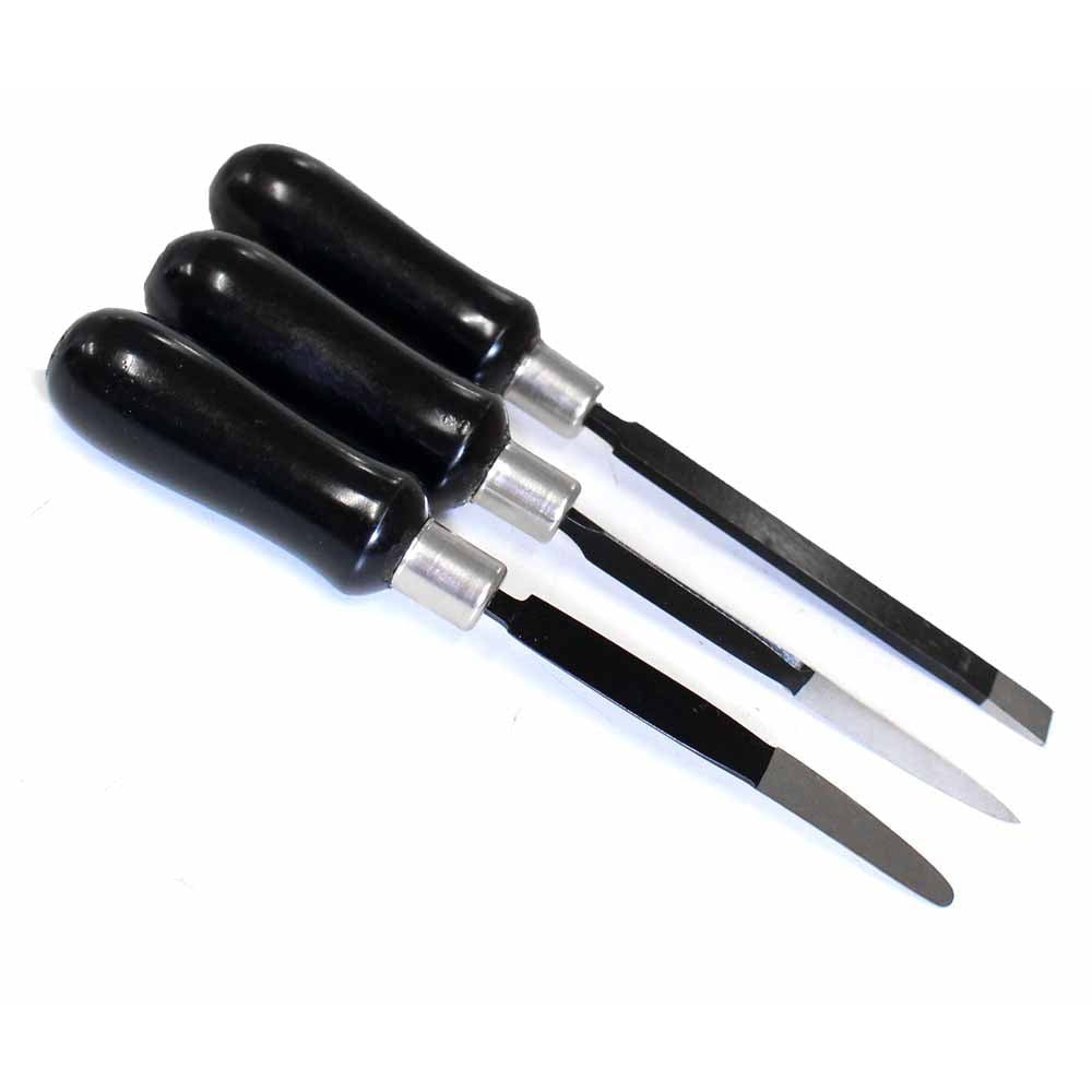 3-Piece Scraper Wooden Handle - TZ02-08400 - ToolUSA