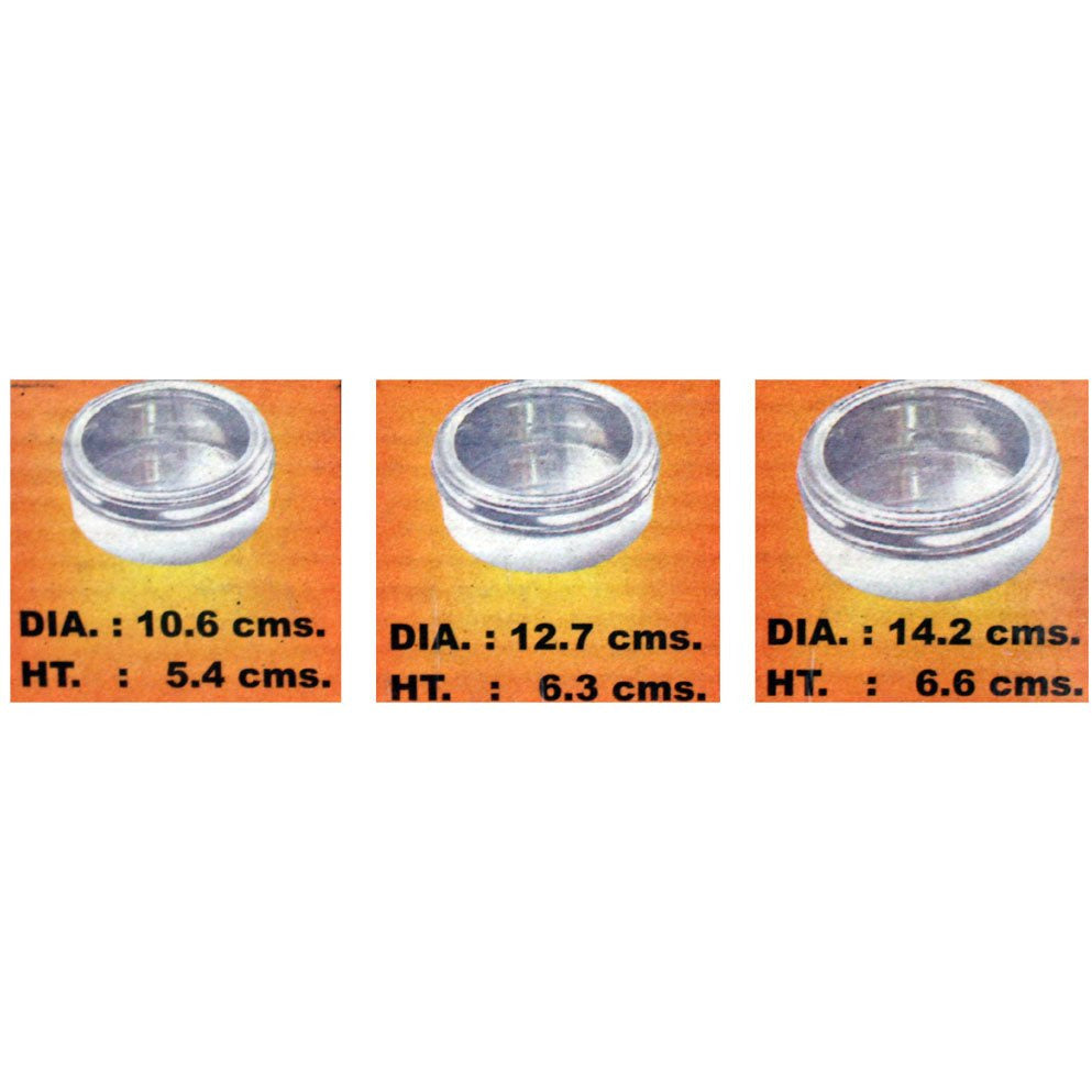 3 Piece Stainless Steel Canisters Set - U-88010 - ToolUSA