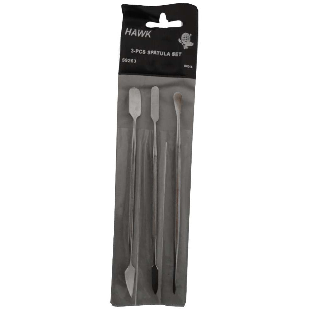 3 Piece Stainless Steel Double Ended Spatula Set - S-28277 - ToolUSA