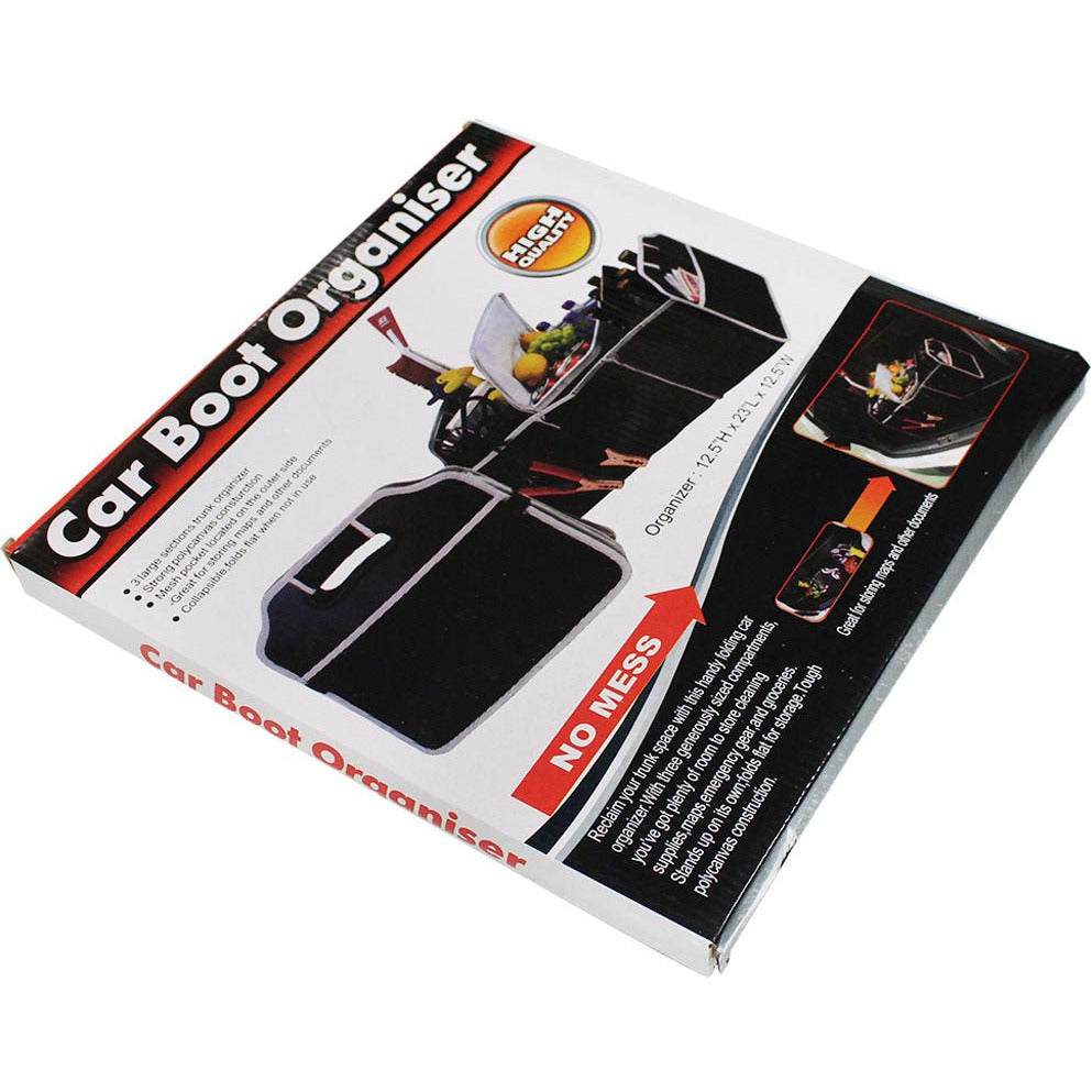 3 Section Car Trunk Organizer - CAR-ORG-YX - ToolUSA