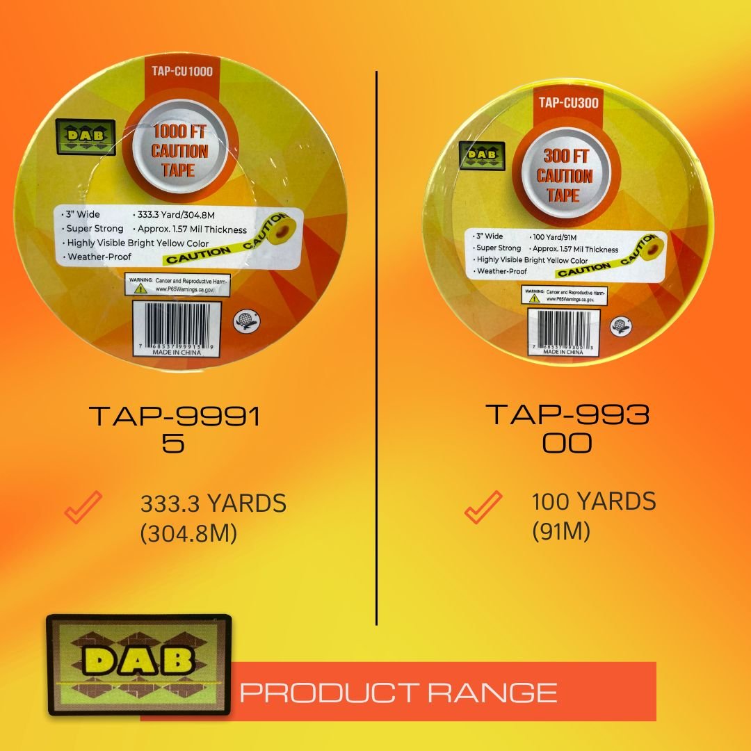 333 Yard Yellow Caution Tape - TAP-99915 - ToolUSA
