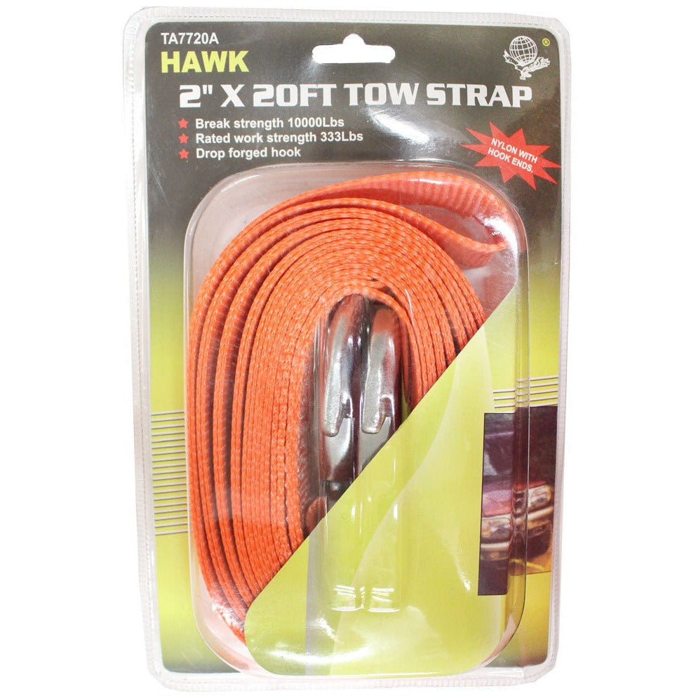 3333 Lb. Heavy Duty Polyethylene Tow Straps - TA-97901 - ToolUSA