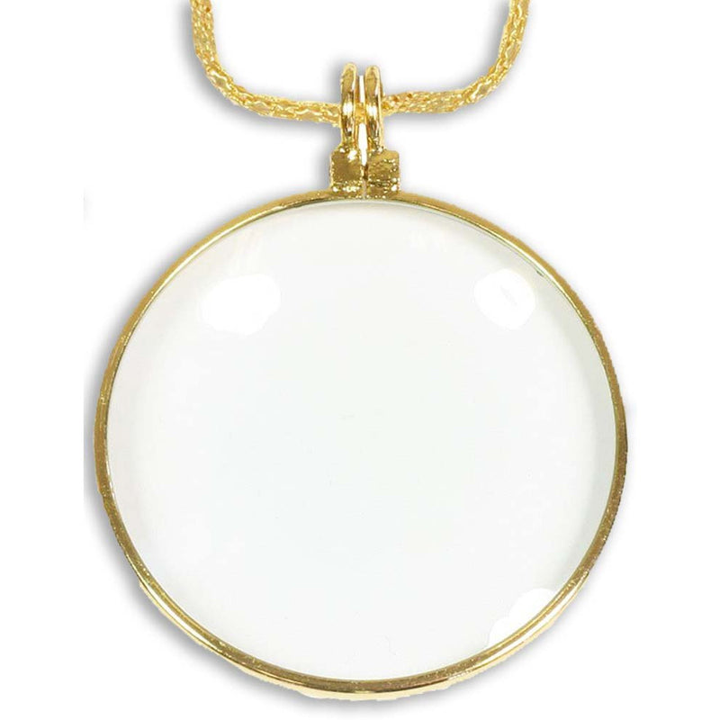 3.5x Silver Magnifier Pendant - 18" Neck Chain - MG-76501 - ToolUSA