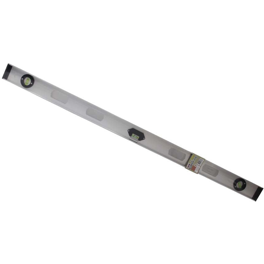36 Inch Aluminum Level - 3 Curved Center Bubble Glass Vials - TZ-07236 - ToolUSA