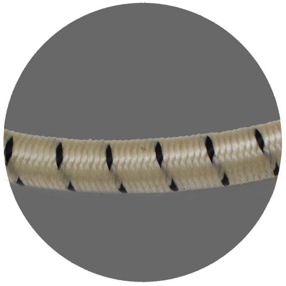 36 Inch White Bungee Cord with Rubber Tipped Hooks (Pack of: 2) - TA-08536-Z02 - ToolUSA
