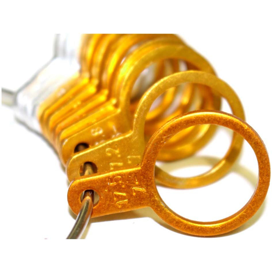 36 Piece Universal Ring Sizer Gauge In Multicolor Aluminum - TJ-99751 - ToolUSA