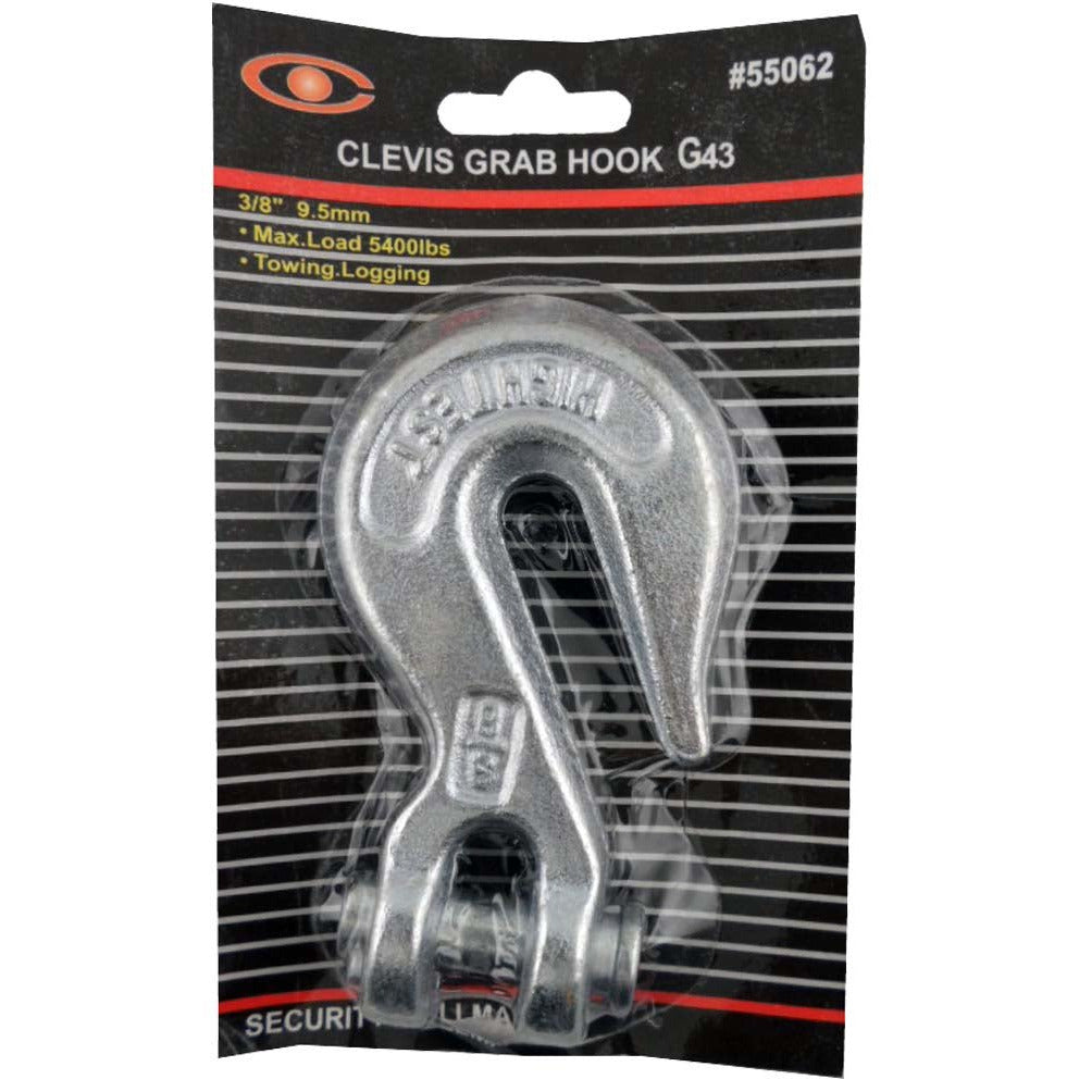 3/8" Clevis Grab Hook - Towing, Logging & Rigging Hardware - TR-TR30-308 - ToolUSA