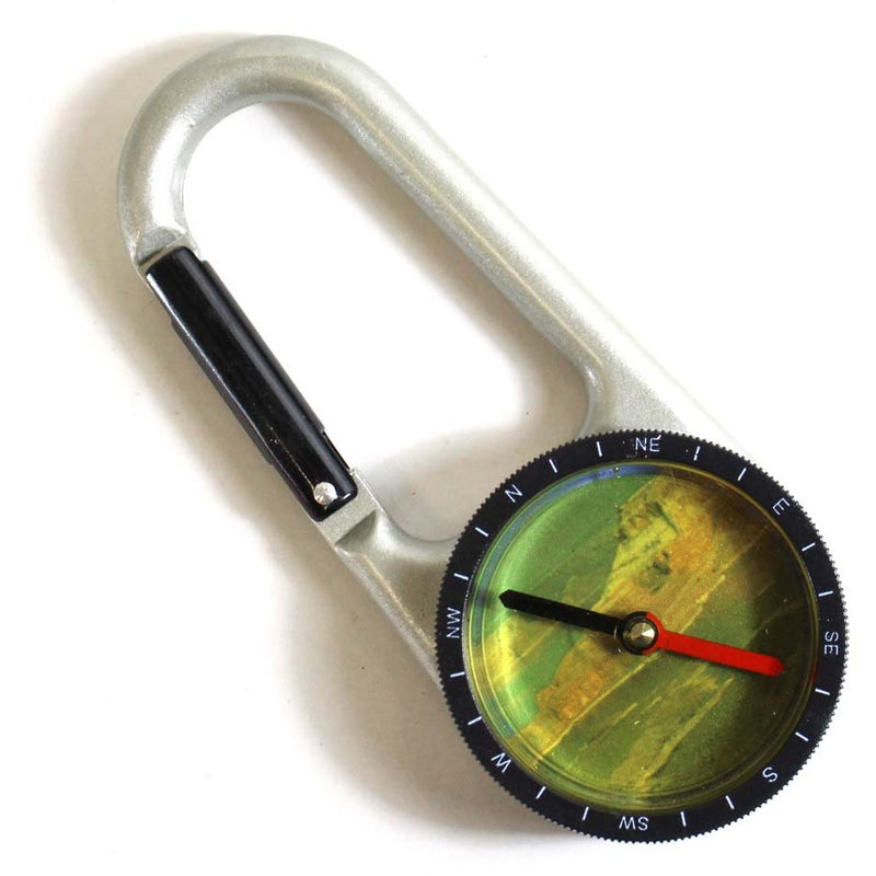 4 1/8" Jumbo Aluminum 1.75" Diameter Compass With 2 3/8" Snaphook. - PC-82025 - ToolUSA