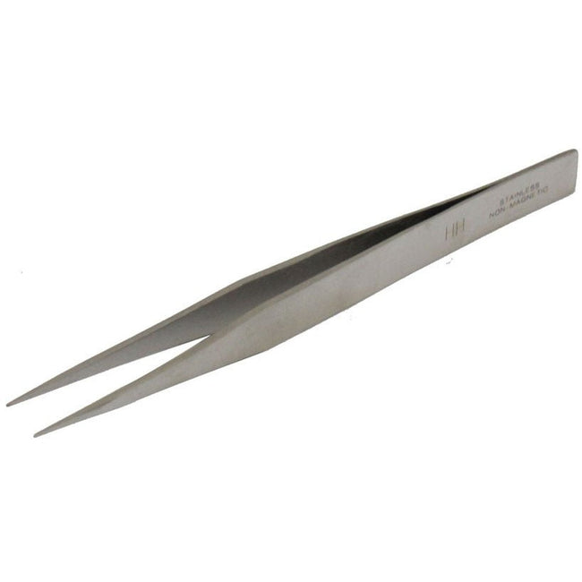 4-5/8" Stainless Steel Tweezers, Non-Magnetic - S1-08062 - ToolUSA