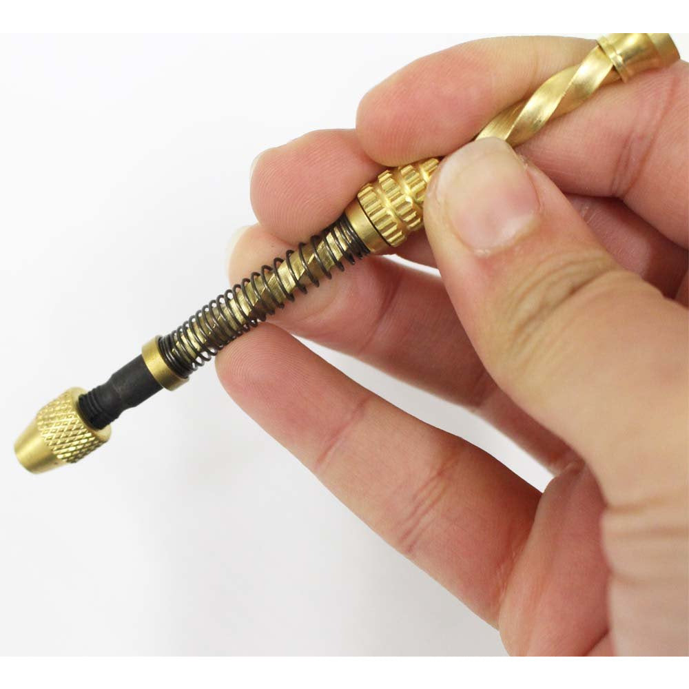 4 Inch Mini Push Drill Wrapped with Spring Loaded Wire (Pack of: 1) - TJ1200G - ToolUSA