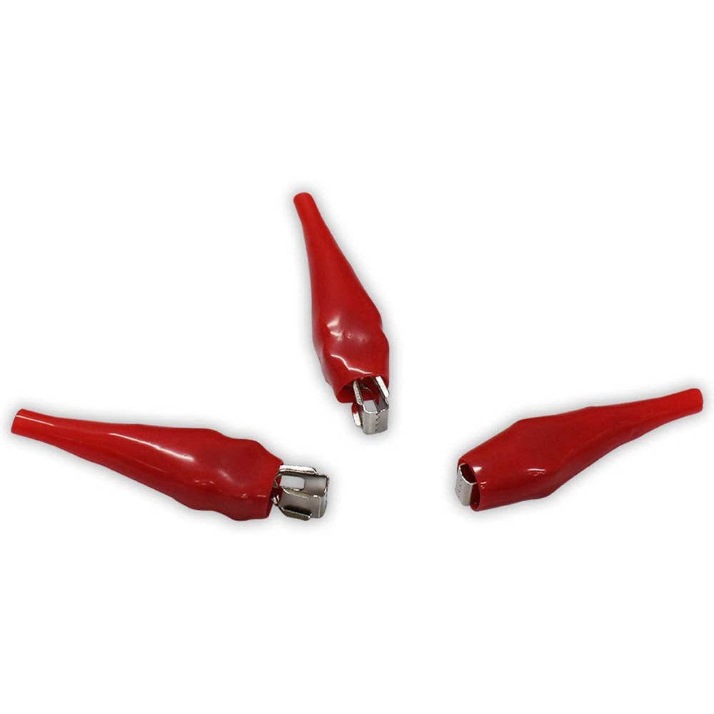 #4 Insulated Alligator Clips - 24 Pieces - TE-04010 - ToolUSA