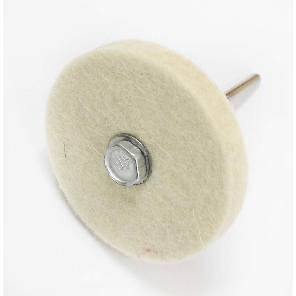 4 Pc. Felt Polishing Discs Set - 1/4 Shank Included - TJ03-32224 - ToolUSA