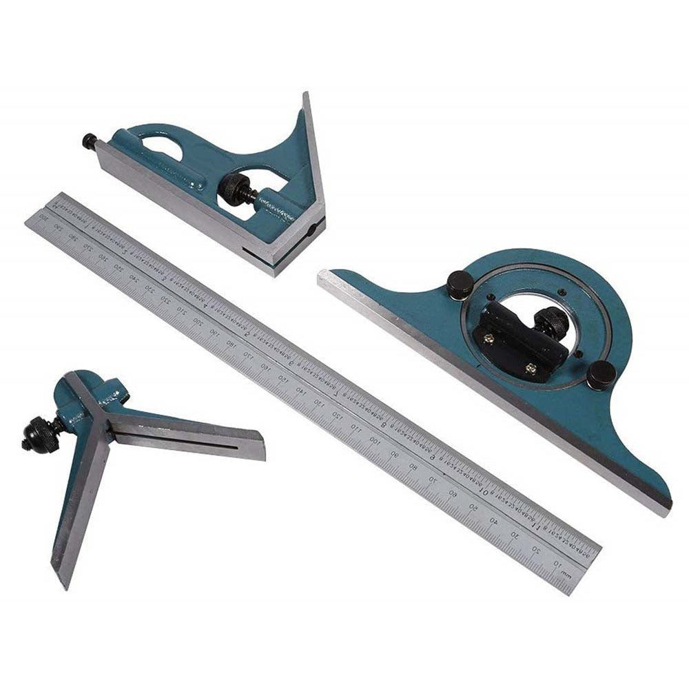4 Piece Combination Square Set - TM-56010 - ToolUSA