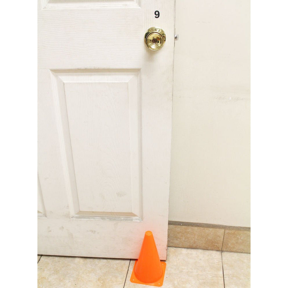 4 Piece Set of 9 Inch Orange Slalom Cones - SF-55588 - ToolUSA