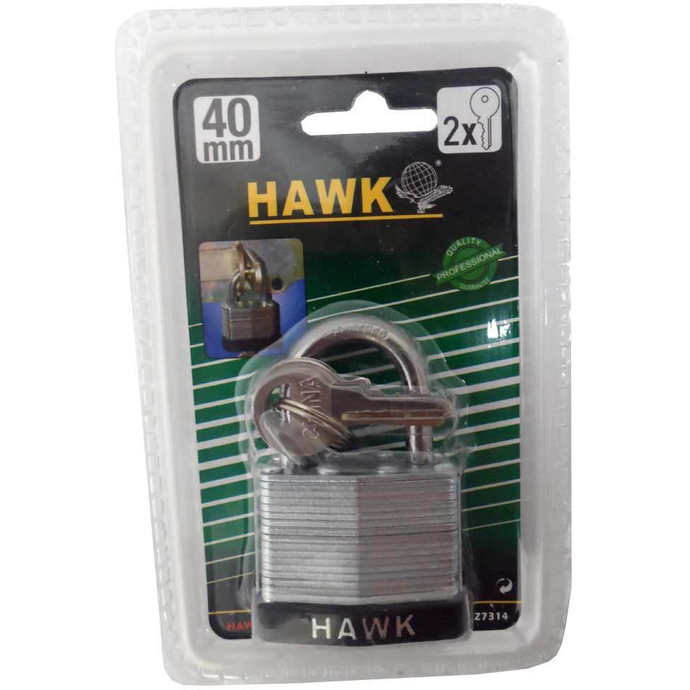 40MM LAMINATED PADLOCK - LOCK-07314 - ToolUSA