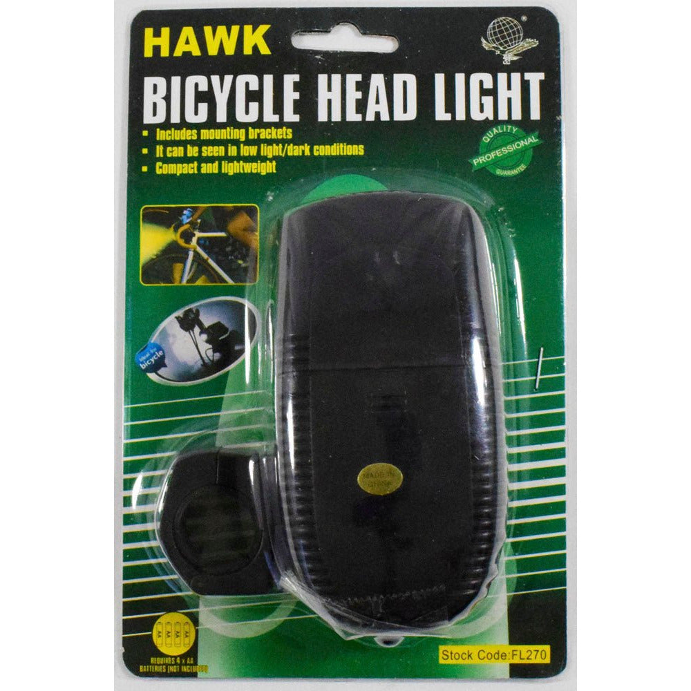 4.5" DETACHABLE BICYCLE HEAD LIGHT WITH CLIP FOR HANDLEBARS - FL-89270 - ToolUSA