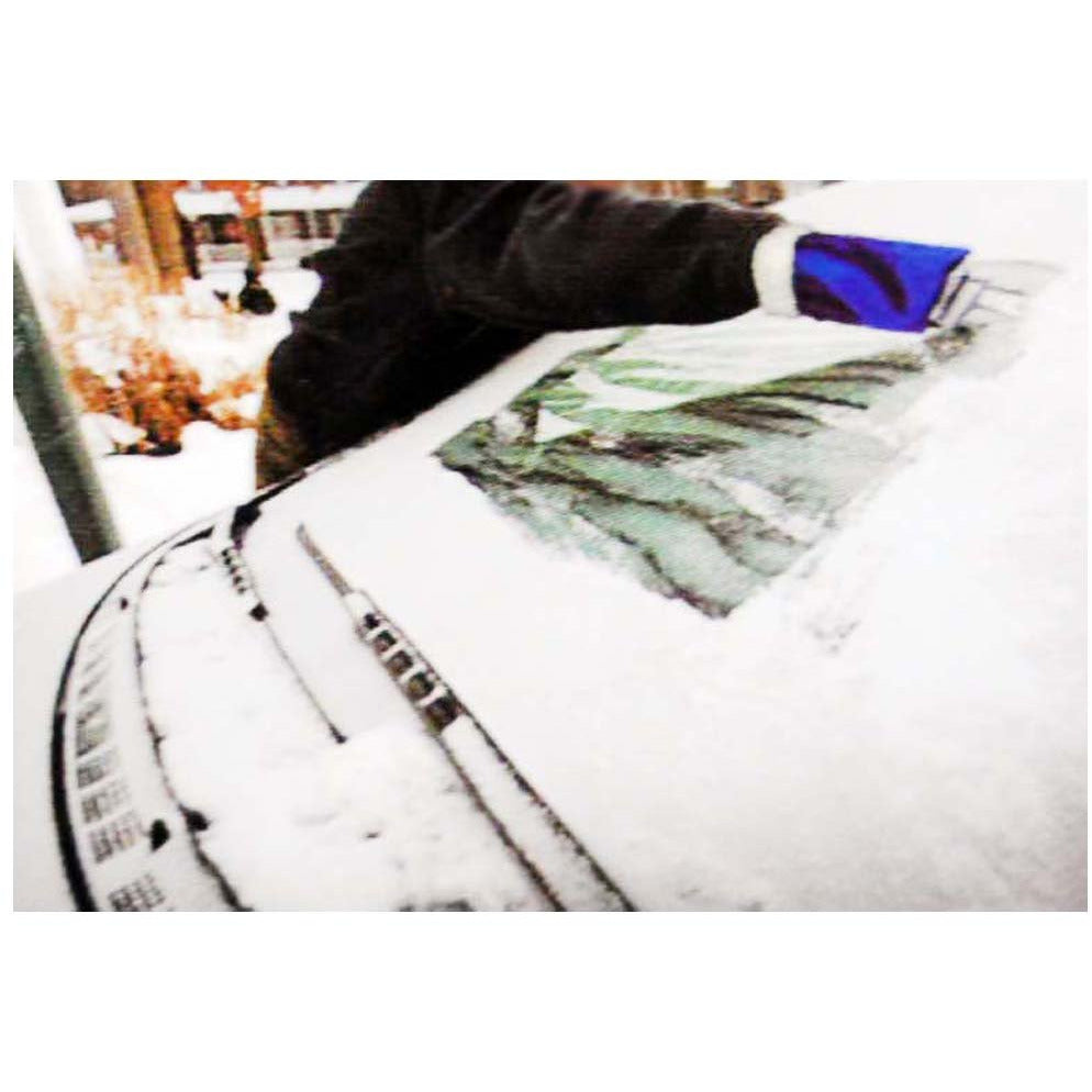 4.5-Inch Acrylic Ice and Snow Automotive Scraper with Mitten Glove - TA-81300 - ToolUSA