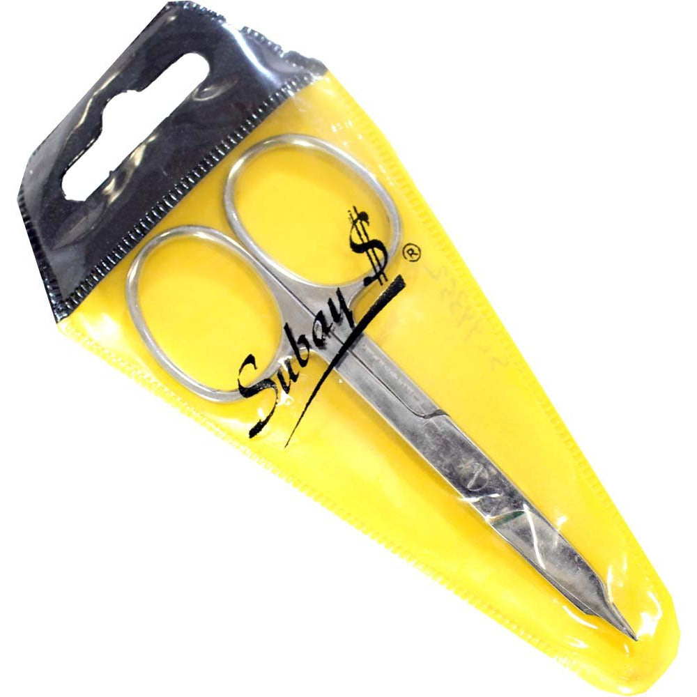 4.5 Inch Stainless Steel Nail Scissors with Curved Blades (Pack of: 2) - SC-44352-Z02 - ToolUSA