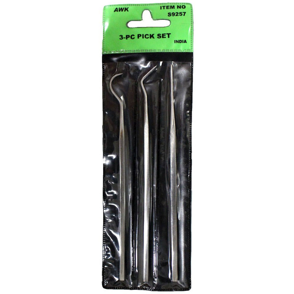 5-1/2" Hook/Straight/Half-Circle 3-Piece Pick Set (Pack of: 2) - S1-09257-Z02 - ToolUSA