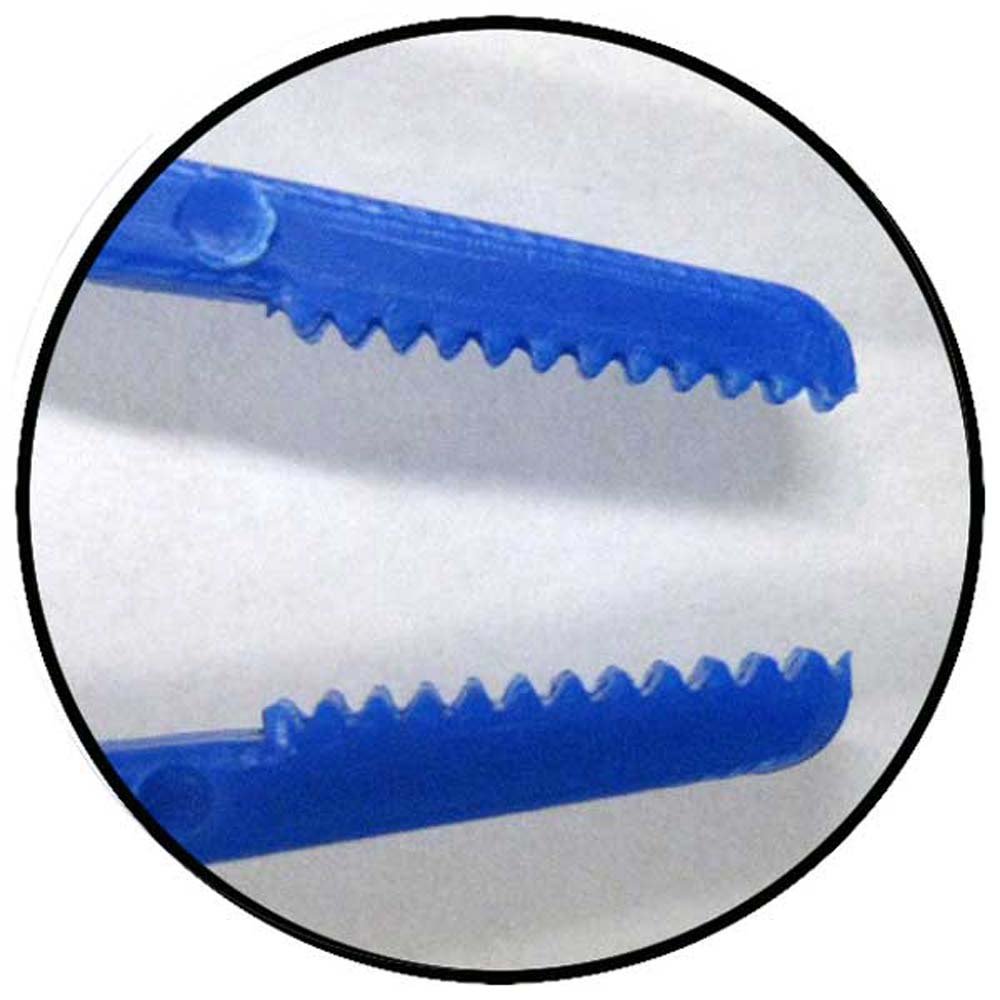 5" Blue Non-Magnetic Plastic Tweezer (Pack of: 4) - S1-30004-Z04 - ToolUSA