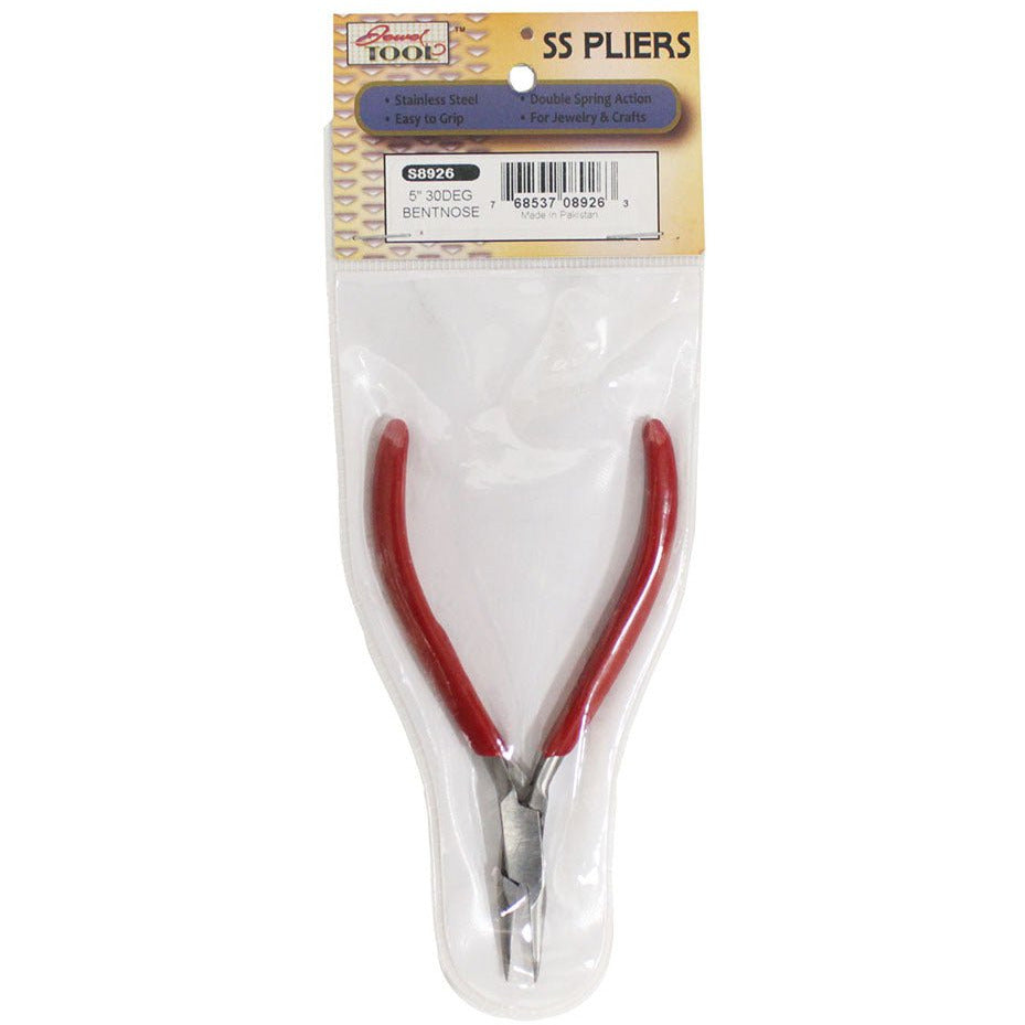 5 Inch 30 Degrees Bent Slim Nose Pliers - S89-08926 - ToolUSA
