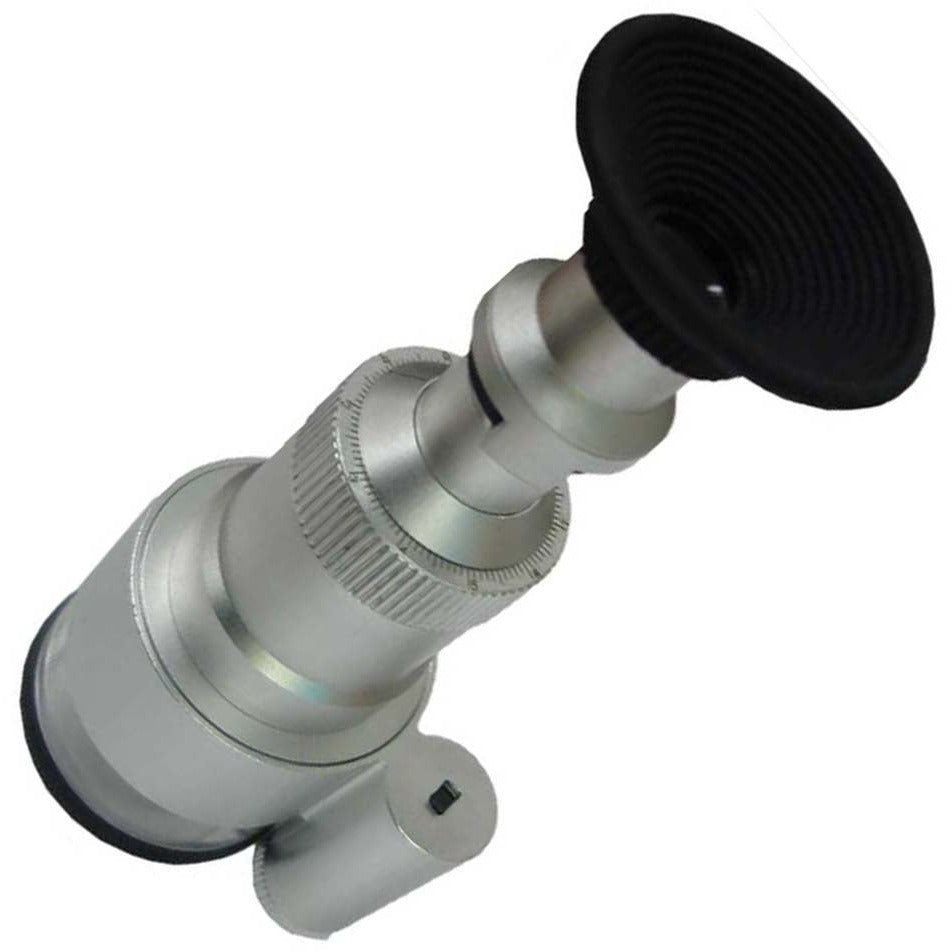 5 Inch Adjustable Focus LED Microscope 25X Power with a Rubberized Eye Piece - MG6025M-LED - ToolUSA