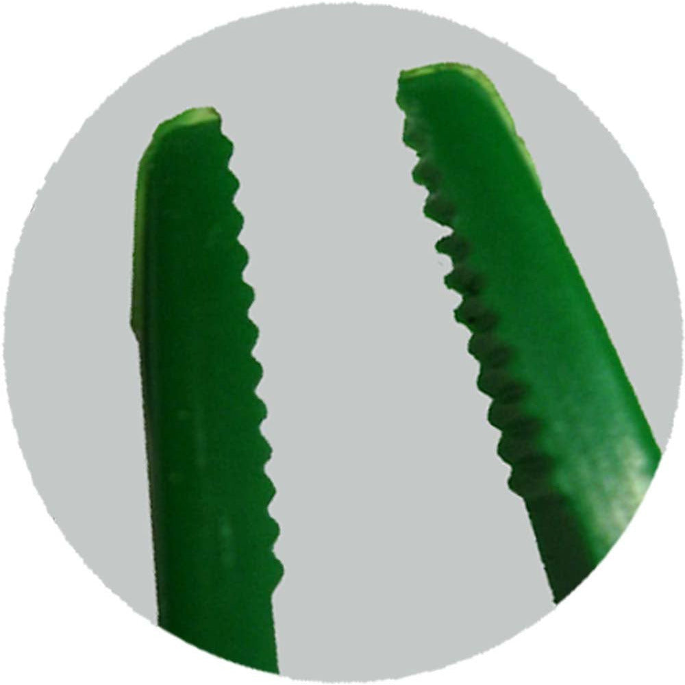 5 Inch Green Plastic Tweezers (Pack of: 6) - S1-41001-Z06 - ToolUSA