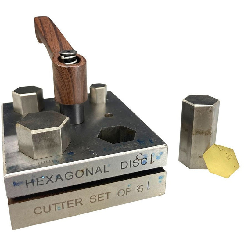5 Pc. Premium Hexagonal Disc Cutter - TJ-30849 - ToolUSA