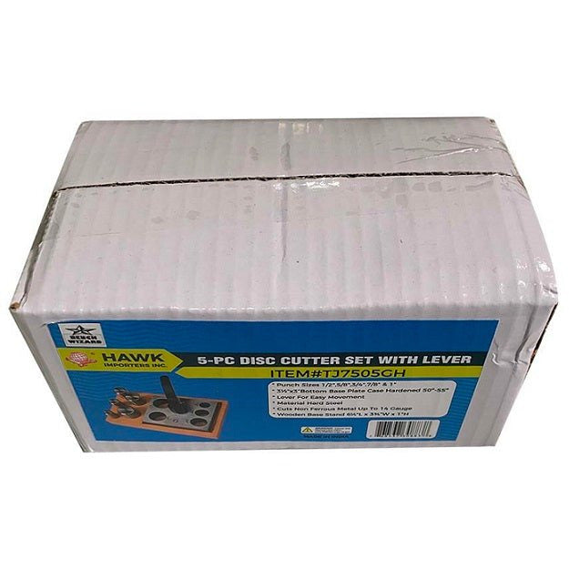 5 Piece Disc Cutter Set - TJ7505GH - ToolUSA
