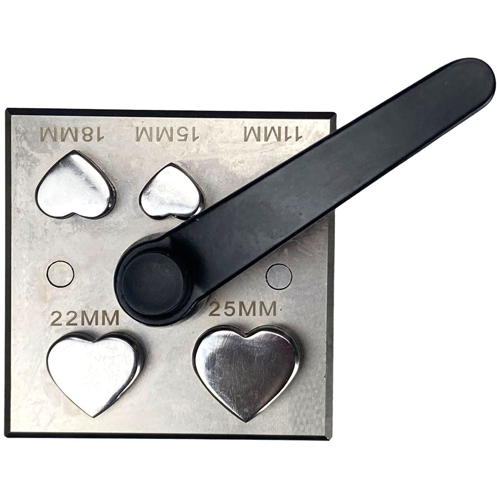5 Piece Heart Shape Disc Cutter - TJ750H-HR-5 - ToolUSA