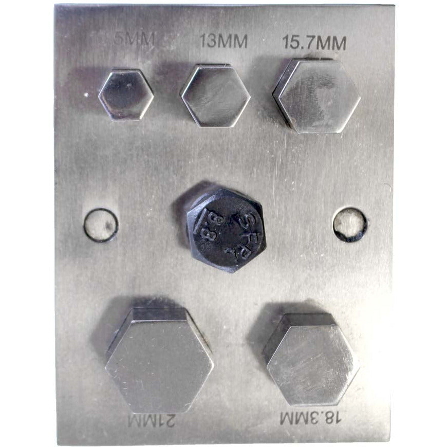 5 Piece Hex Shape Disc Cutter - TJ750H-HX-5 - ToolUSA