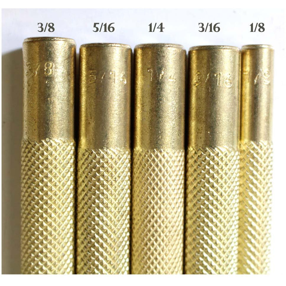 5 PIECE LONG BRASS DRIVE PIN SET - TJ01-92000 - ToolUSA