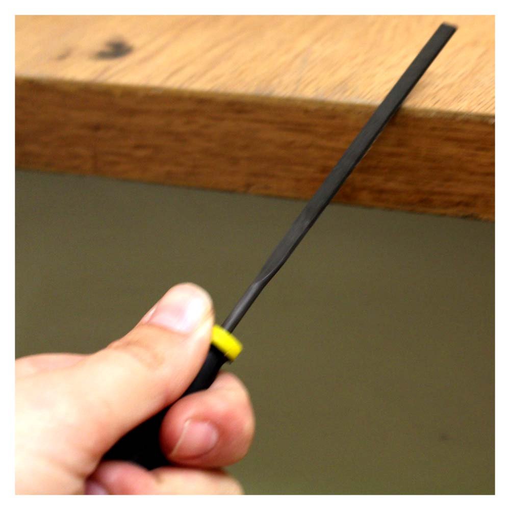 5 Piece Needle Files Set with Color Coded Handles - F-09891 - ToolUSA