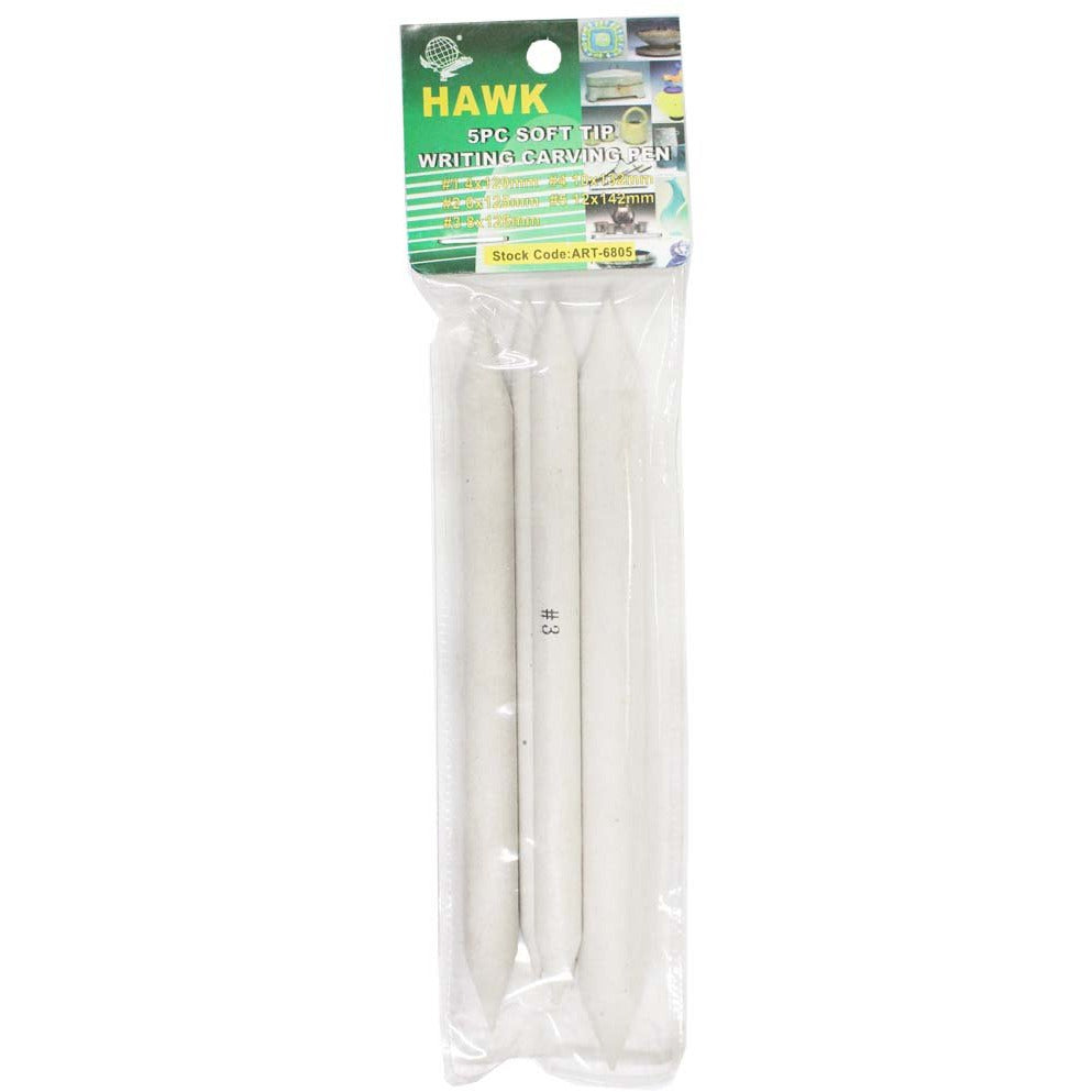 5 Piece Soft Tipped Carving Set for Clay/Wax Work - CR-96805 - ToolUSA