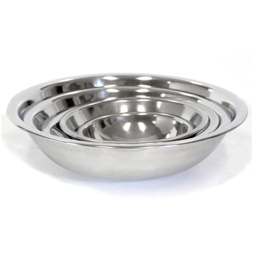5 Piece Stainless Steel Mixing Bowls Set - U-10005 - ToolUSA