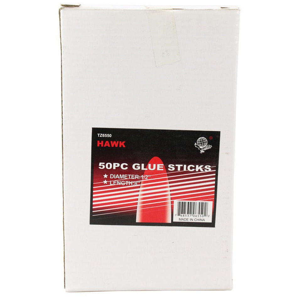 50 Piece 8-Inch Glue Stick, 1/2" Diameter - CR-06550 - ToolUSA