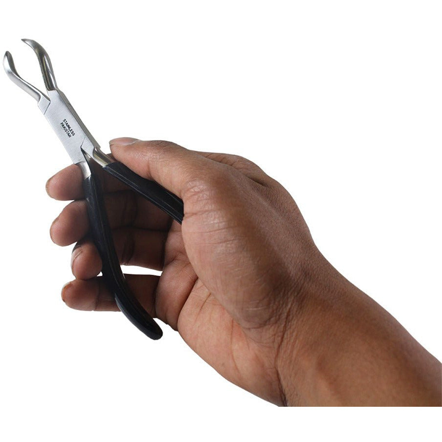 5.75 Inch Half Round Curved Pliers - S89-08968 - ToolUSA