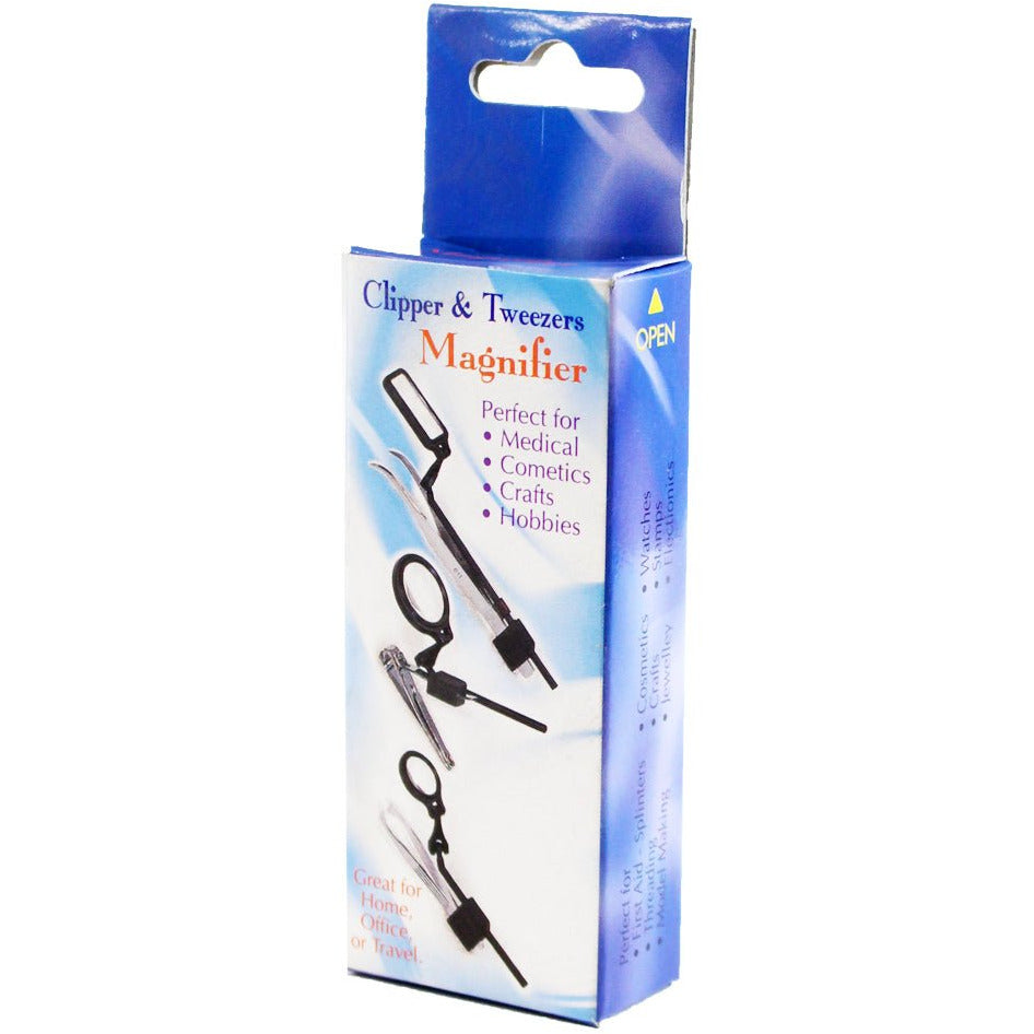 5x Power Magnifier - Attachment for Nail Clipper Or Tweezers - MG-00911 - ToolUSA