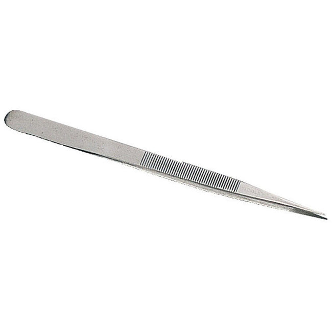 6-1/2 Inch Stainless Steel Straight Tipped Tweezer (Pack of: 2) - S8-08541-Z02 - ToolUSA