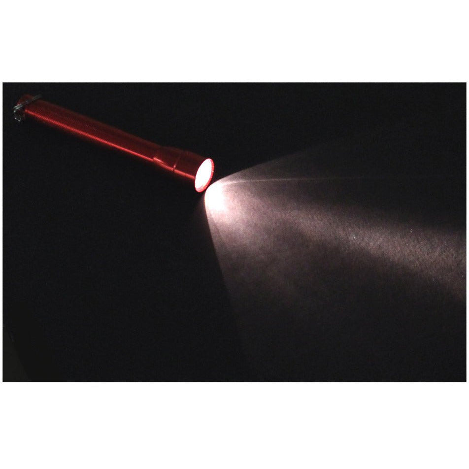 6 Inch Aluminum Flashlight with Key Ring - Batteries Included (Pack of: 2) - FL-00801-Z02 - ToolUSA