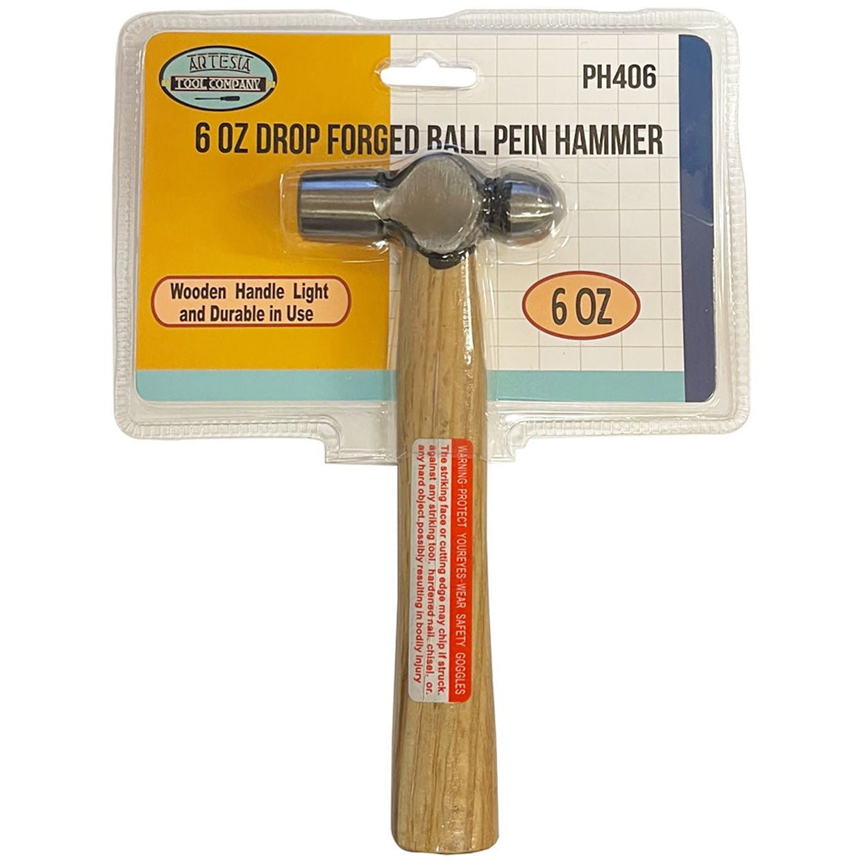 6" Mini Ballpein 6 oz Hammer - PH-00406 - ToolUSA
