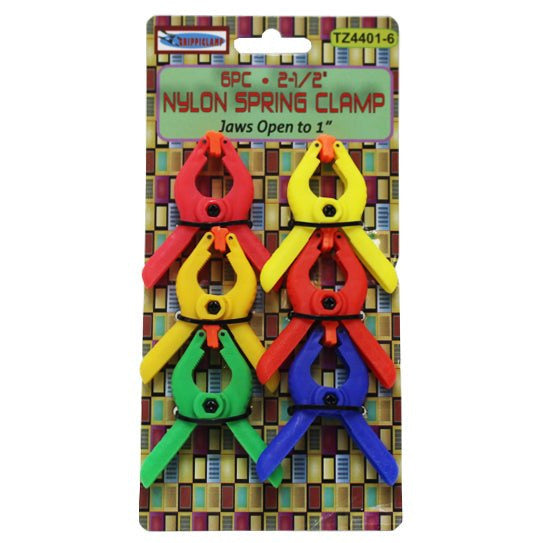 6 Pc. 1" Clamp Assortment (Pack of: 2) - TZ03-44016-Z02 - ToolUSA