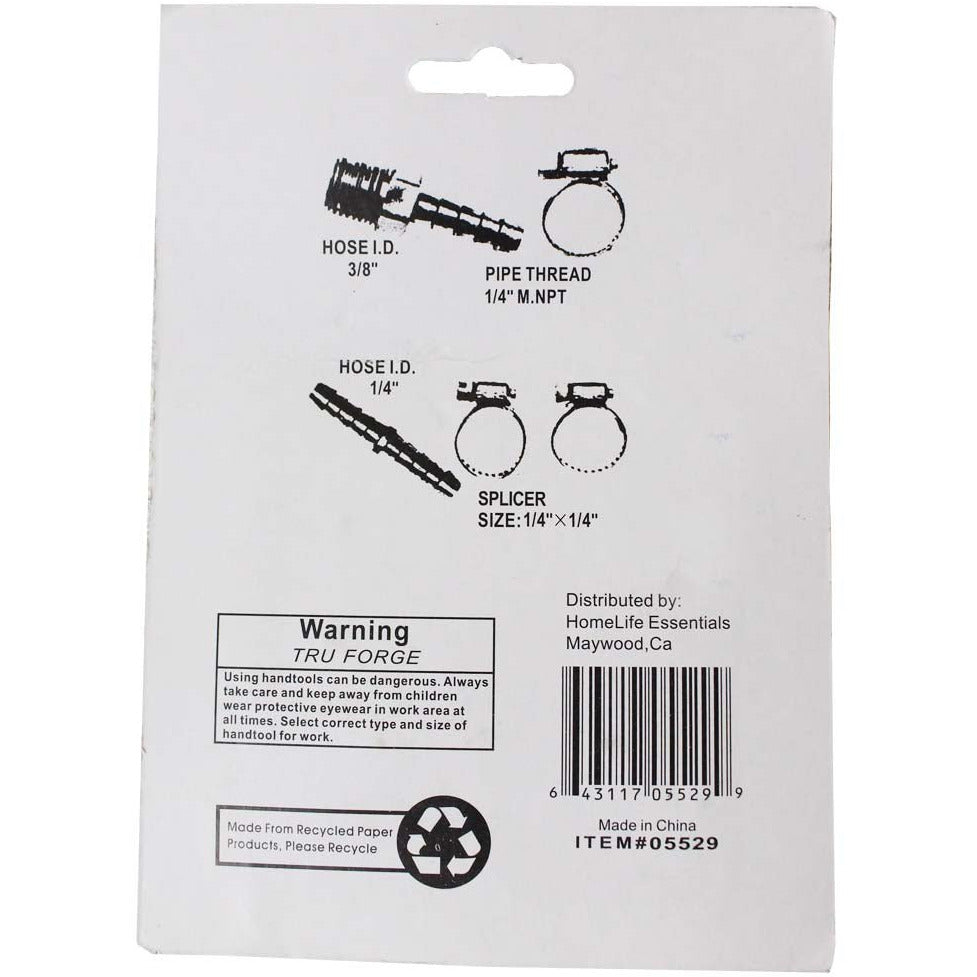 6 Piece 3/8 Inch Air Hose Repair Kit - AI-18060 - ToolUSA